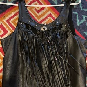 Leather Tank